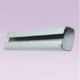 Varilla cuadrada metálica blanco